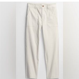 NWT Gap Factory high rise girlfriend utility khakis with washwell